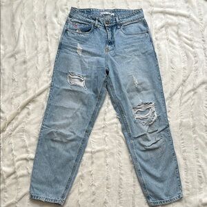 Levi's Distressed Light Blue Jeans